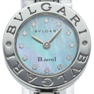 Bvlgari B-zero One Watch Bangle Diamond Shell SS